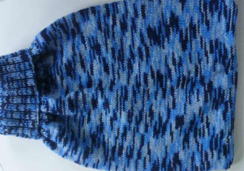 Mit Liebe Handgestrickter Pucksack Oder Schlafsack Er Ist Sofort Lieferbar von StrickschuhZauberfee