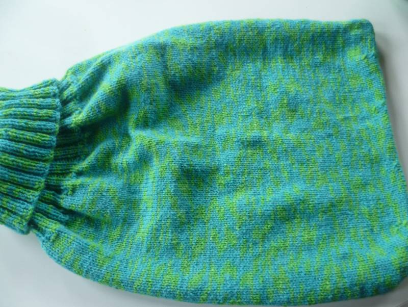 Mit Liebe Handgestrickter Pucksack Oder Schlafsack Er Ist Sofort Lieferbar von StrickschuhZauberfee