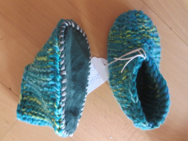 Kinderhausschuhe Handgestrickt Kinderhausschuhe Handgestrickt von StrickundCo