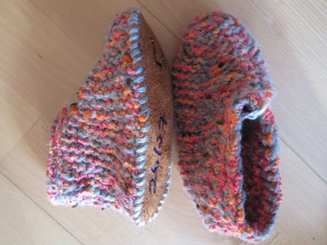 Kinderhausschuhe Handgestrickt Kinderhausschuhe Handgestrickt von StrickundCo