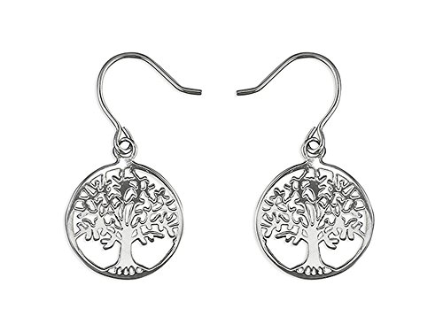 Baum des Lebens Ohrhänger - Sterlingsilber von Strictly Gifts