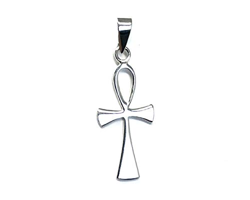 Strictly Gifts Silber Ägyptischer Ankh Ewigkeit Kreuz Anhänger Der Schlüssel des Lebens für Männer oder Frauen 925 Sterling Silber mit Geschenkbox, Sterling-Silber Strictly Gifts Silber Ägyptischer Ankh Ewigkeit Kreuz Anhänger Der Schlüssel des Lebens für Männer oder Frauen 925 Sterling Silber mit Geschenkbox, Sterling-Silber von Strictly Gifts