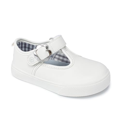 Stride Rite 360 Mary Jane Flache Schuhe für Mädchen, Weiss/opulenter Garten, 6 Little Kid von Stride Rite 360