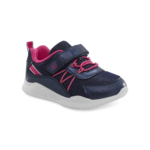 Stride Rite 360 Unisex-Kinder Dive 2.0 Sneaker, Marineblau/Pink, 6 Little Kid von Stride Rite 360