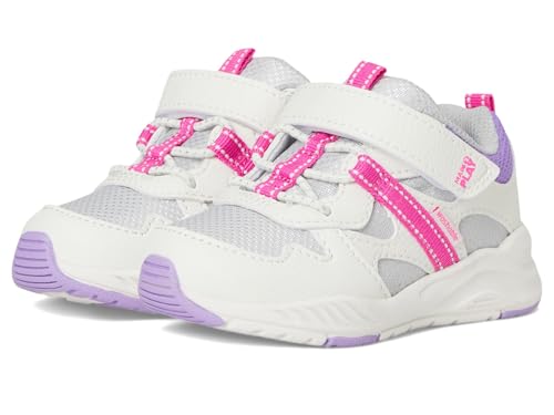 Stride Rite Baby Mädchen M2p Player 2.0 Sneaker, Weiss/opulenter Garten von Stride Rite