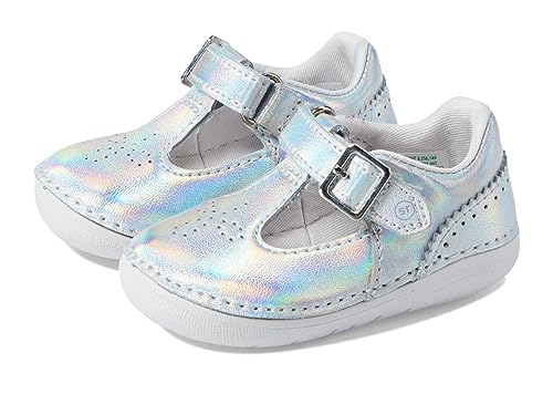 Stride Rite Baby Mädchen Sm Lucianne Mary Jane Flat, Irisierend, 4 Wide Toddler von Stride Rite