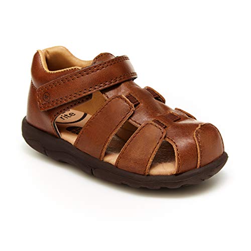 Stride Rite Boy's SRT Archie Sandal, Brown, 4.5 Toddler von Stride Rite