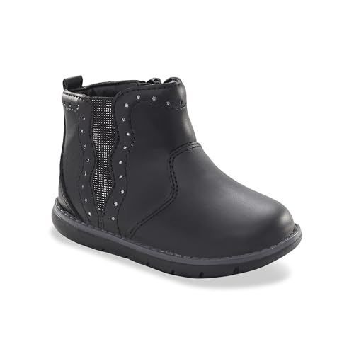 Stride Rite Mädchen SRT Lena Mode-Stiefel, Schwarz von Stride Rite