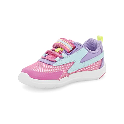 Stride Rite SRT Ian Athletic Sneaker für Kinder, unisex, Pink multi, 9.5 Wide Toddler von Stride Rite