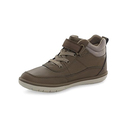 Stride Rite Unisex-Kinder SRT Braxton Sneaker, Espresso, 4 Wide Little Kid von Stride Rite