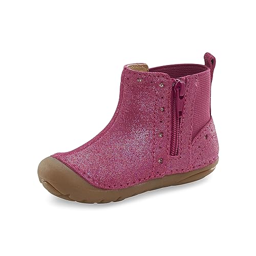 Stride Rite Unisex Kinder Sm Agnes 2.0 Fashion Boot, Beere, 3 Toddler von Stride Rite
