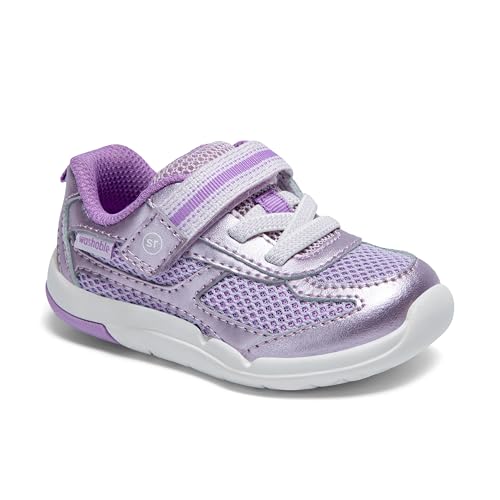 Stride Rite Unisex-Kinder-Sneaker SRT Ian 2.0, Violett, 10 Wide Little Kid von Stride Rite