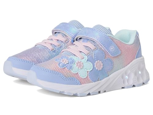 Stride Rite Unisex-Kinder-Sneaker Sr Lighted Glimmer 2.0 (Little Kid), Blau, 1.5 Wide Little Kid von Stride Rite