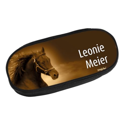 Striefchen® Federmappe mit Wunschnamen - Motiv: Pferd von Striefchen