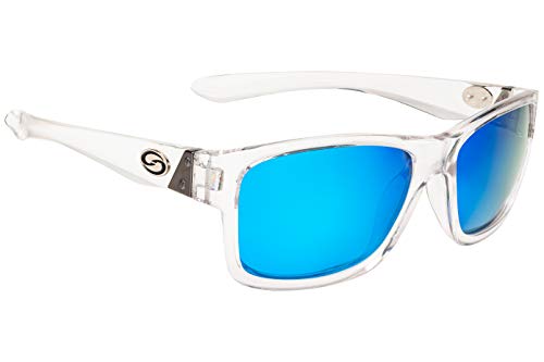 Strike King Sonnenbrille für Angler SK Plus Glasses, Modell:grüne Gläser/transparenter Rahmen von Strike King