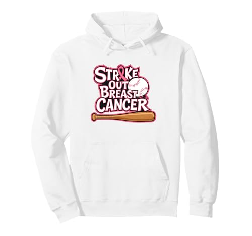 Strike Out Brustkrebs Baseball Krieger Männer Frauen Pullover Hoodie von Strike Out Breast Cancer Baseball Women Graphics