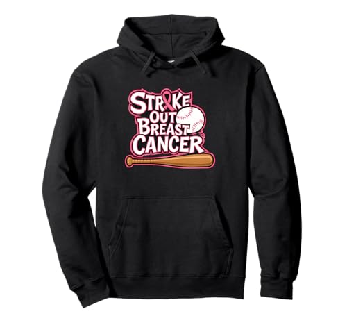 Strike Out Brustkrebs Baseball Krieger Survivor Männer Frauen Pullover Hoodie von Strike Out Breast Cancer Baseball Women Outfits