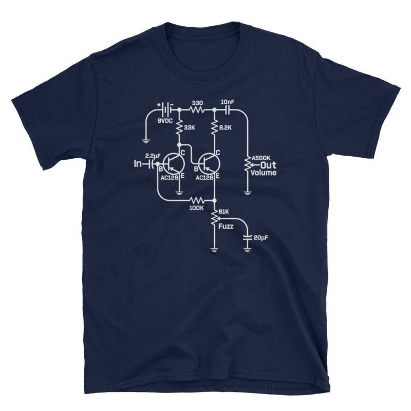 Analog Fuzz Fx Pedal Diagramm Schaltung Musiker Diy Build Schematic T-Shirt Analog Fuzz Fx Pedal Diagramm Schaltung Musiker Diy Build Schematic T-Shirt von StrikeAChordClothing