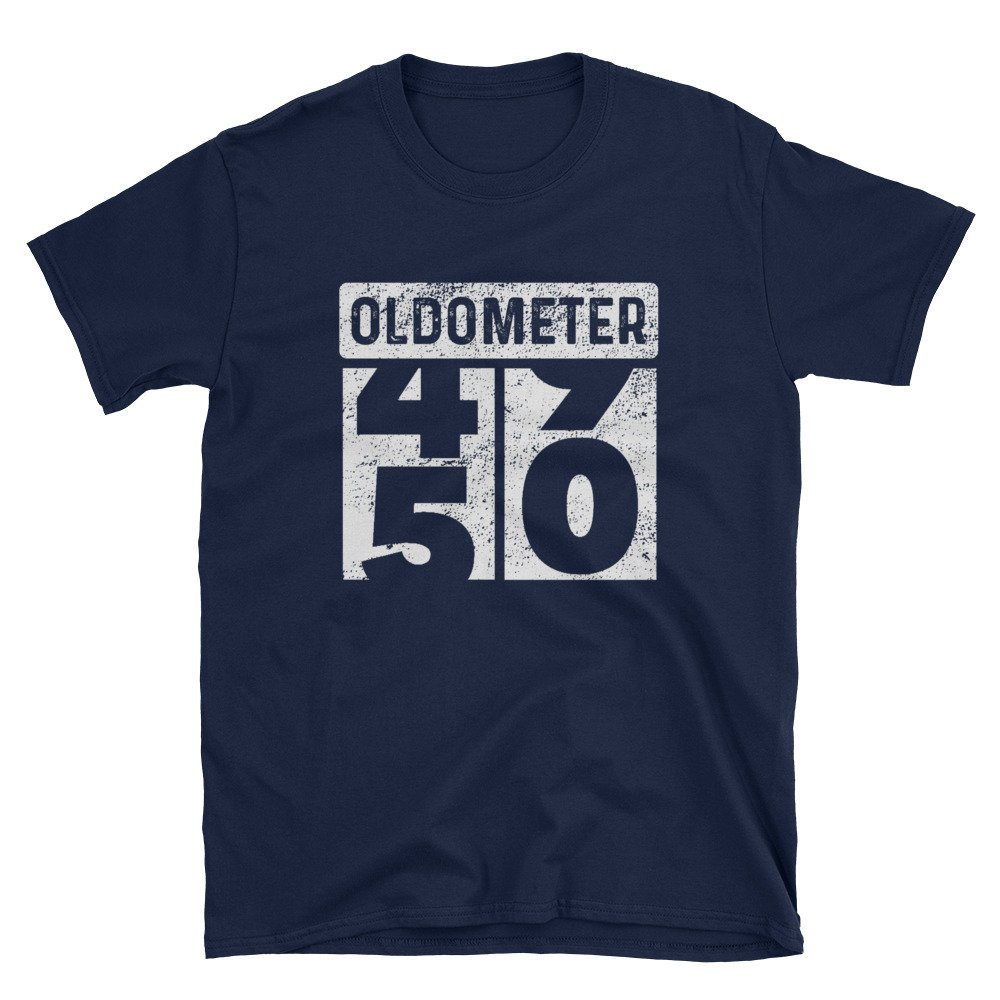 Oldometer Entfernungsmesser Lustiges 50 Jahre Drehen Geburtstagsfeier Geschenk T-Shirt Oldometer Entfernungsmesser Lustiges 50 Jahre Drehen Geburtstagsfeier Geschenk T-Shirt von StrikeAChordClothing