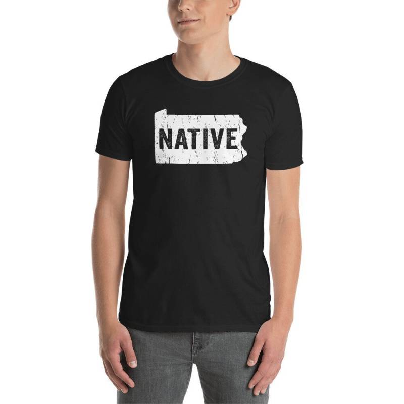 Pennsylvania Native Keystone State Pa Liebe T-Shirt von StrikeAChordClothing