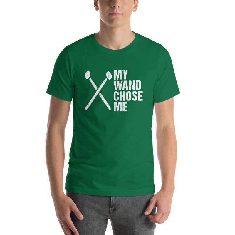 Percussionist My Wand Chose Me School Marching Band Booster Unisex T-Shirt Percussionist My Wand Chose Me School Marching Band Booster Unisex T-Shirt von StrikeAChordClothing