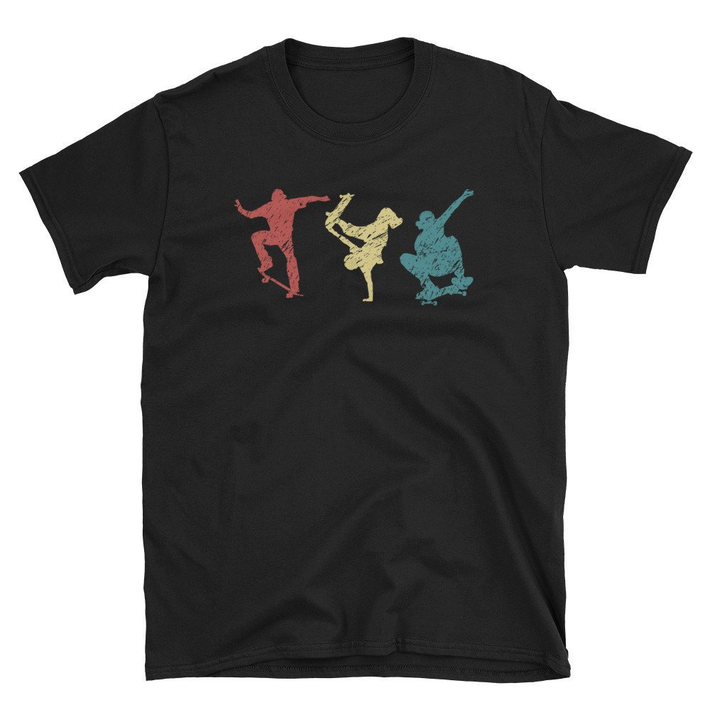 Retro Skateboard Tricks Oldtimer Grunge Beunruhigt Skater Geschenk T-Shirt Retro Skateboard Tricks Oldtimer Grunge Beunruhigt Skater Geschenk T-Shirt von StrikeAChordClothing