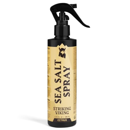 Striking Viking Meersalzspray für Männer - nach Zitrusfrüchten duftendes Salzwasser-Haarspray - Haarstyling & Strandhaarspray - 6,76 Oz von Striking Viking