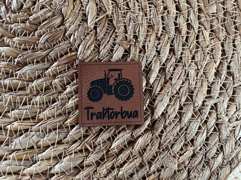 Lederlabel #333 Traktor, Label, Patch, Aufnäher, Tüddel, Traktorbua Lederlabel #333 Traktor, Label, Patch, Aufnäher, Tüddel, Traktorbua von Stritzikistl