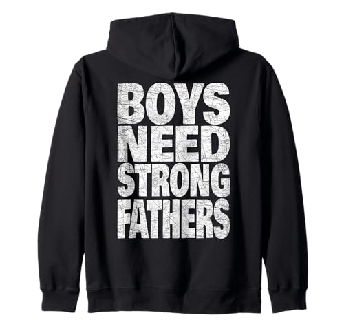 Jungen brauchen starke Männer Biblischer Vater Vorbilder Erbe Kapuzenjacke Jungen brauchen starke Männer Biblischer Vater Vorbilder Erbe Kapuzenjacke von Strong Heritage Co