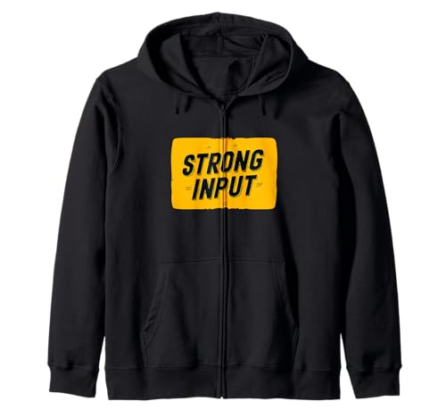 Cooles, Starkes Sprachkostüm für Erwachsene und Kinder Kapuzenjacke Cooles, Starkes Sprachkostüm für Erwachsene und Kinder Kapuzenjacke von Strong Input Outfit