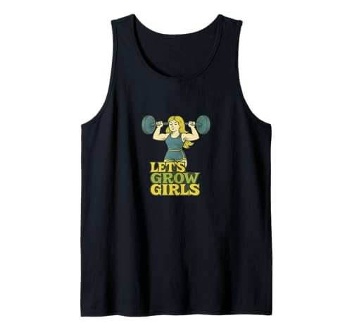 Let's Grow Girls Weightlifter Zitat Stärke Power Tank Top von Strong Spirit Emporium