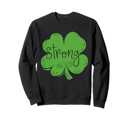 Strong Shamrock St Patricks Day T-Shirt Herren Irish Clover Sweatshirt von Strong St Patrick's Day Irish Shamrock Women Men