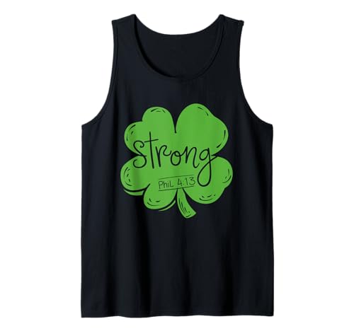 Strong Shamrock St Patricks Day T-Shirt Herren Irish Clover Tank Top von Strong St Patrick's Day Irish Shamrock Women Men