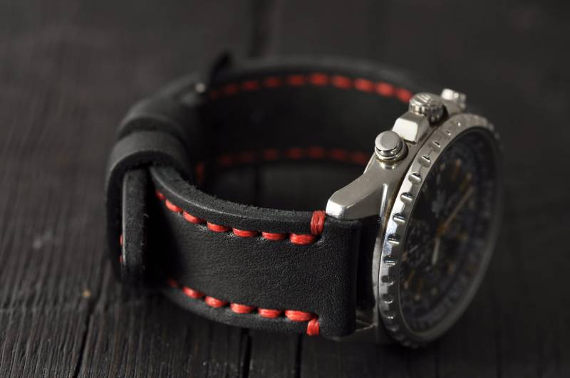 Handgefertigtes Lederarmband Für Herren, 16 Mm, 18 20 22 24 26 Dickes von StrongHorseCraft