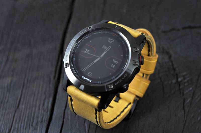 Uhrenarmband Für Garmin Fenix 6 6S 6x Pro 5 5S 5x 3 Armband, Leder Uhrenarmband, Armband von StrongHorseCraft