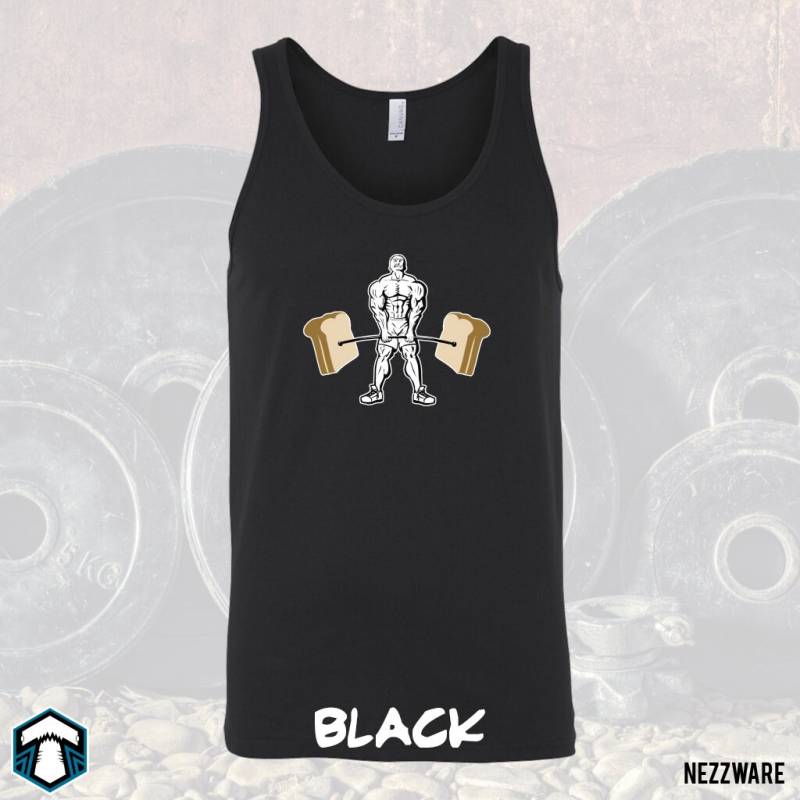 Brotaufzug Lustig Gym Shirt Tank Top Unisex Männlich Grafik Workout Triblend von StrongNerdGymGear