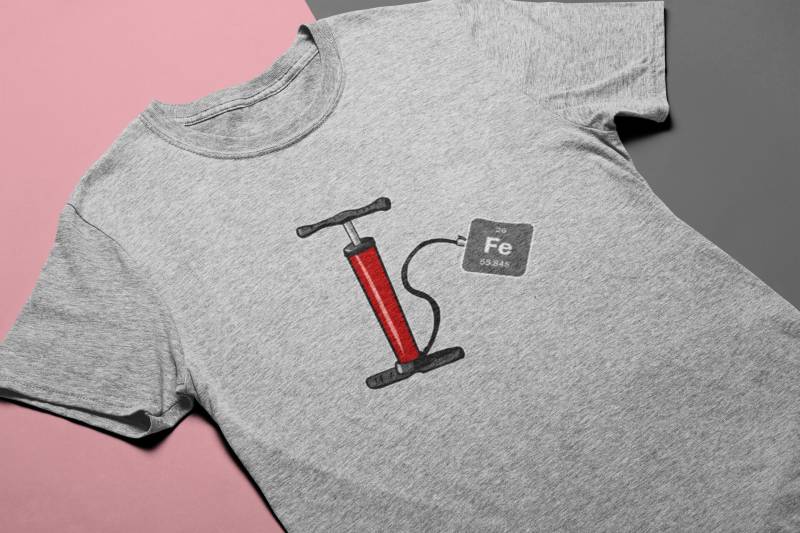 Pumping Iron Lustig Gym Workout Shirt Frauen Triblend von StrongNerdGymGear