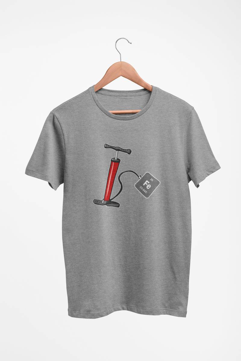 Pumping Iron Lustig Gym Workout Shirt Männer Triblend von StrongNerdGymGear