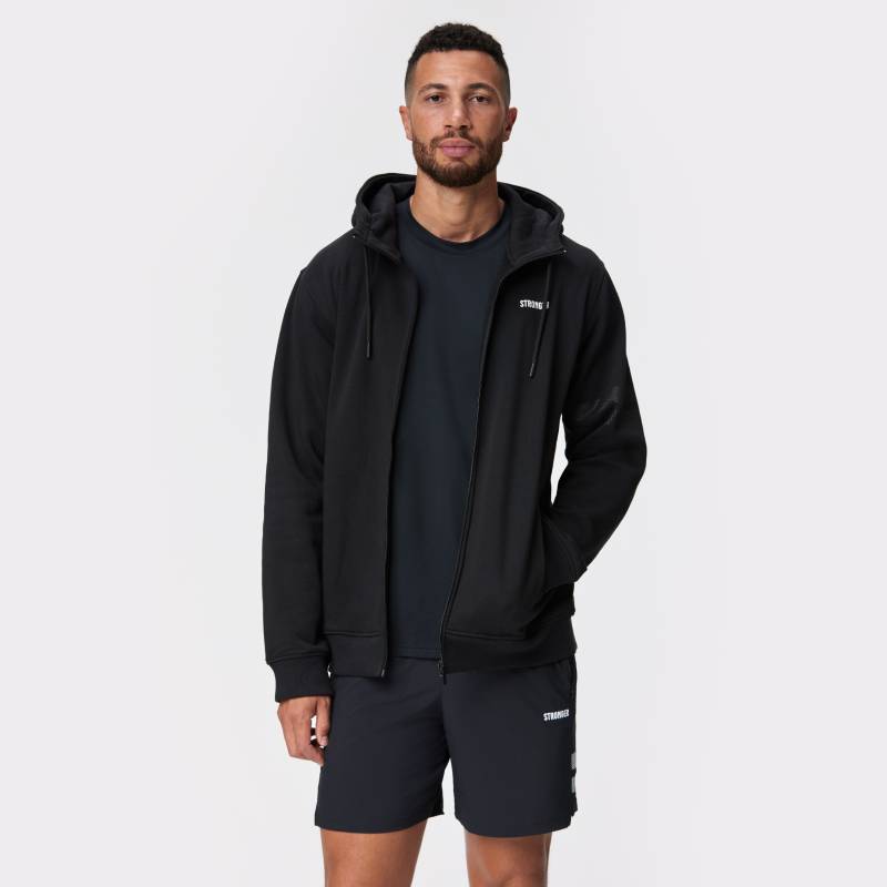 Hero Male Zip Hoodie von Stronger