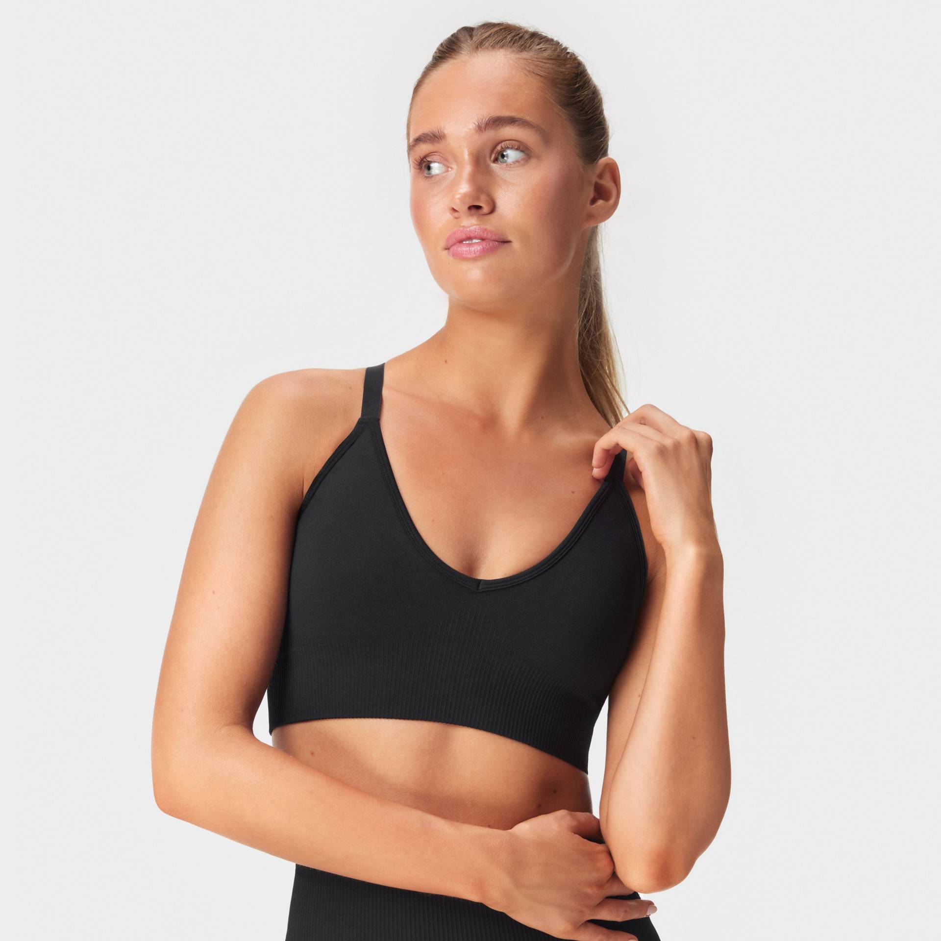 Seamless V-Neck Sport-BH von Stronger
