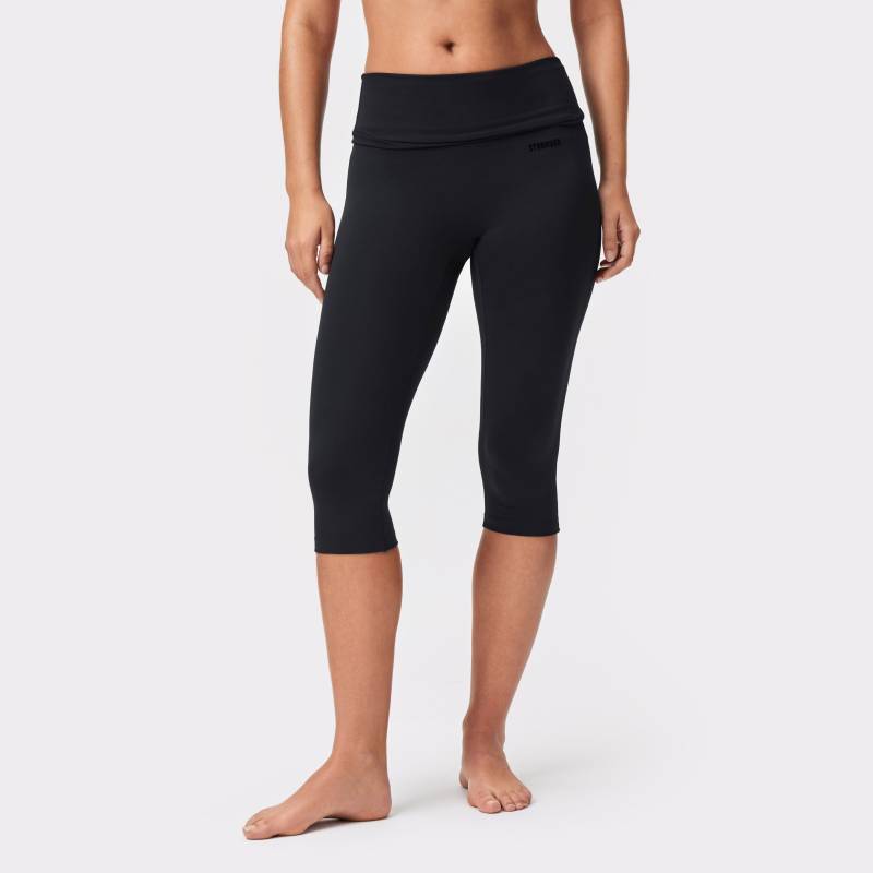Soft Fold Over Capri Leggings von Stronger
