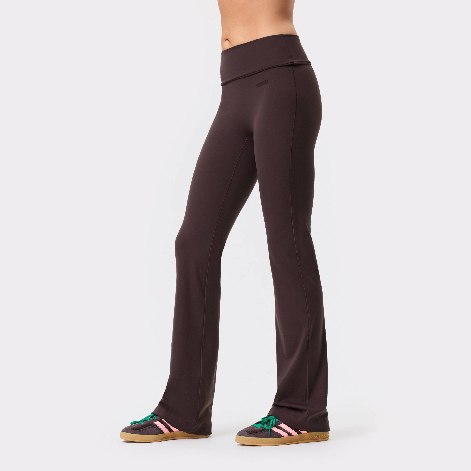 Soft Fold Over Flared Leggings von Stronger