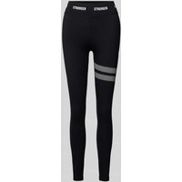Stronger Leggings mit elastischem Logo-Bund Modell 'Hero' in Black, Größe S Stronger Leggings mit elastischem Logo-Bund Modell 'Hero' in Black, Größe S von Stronger