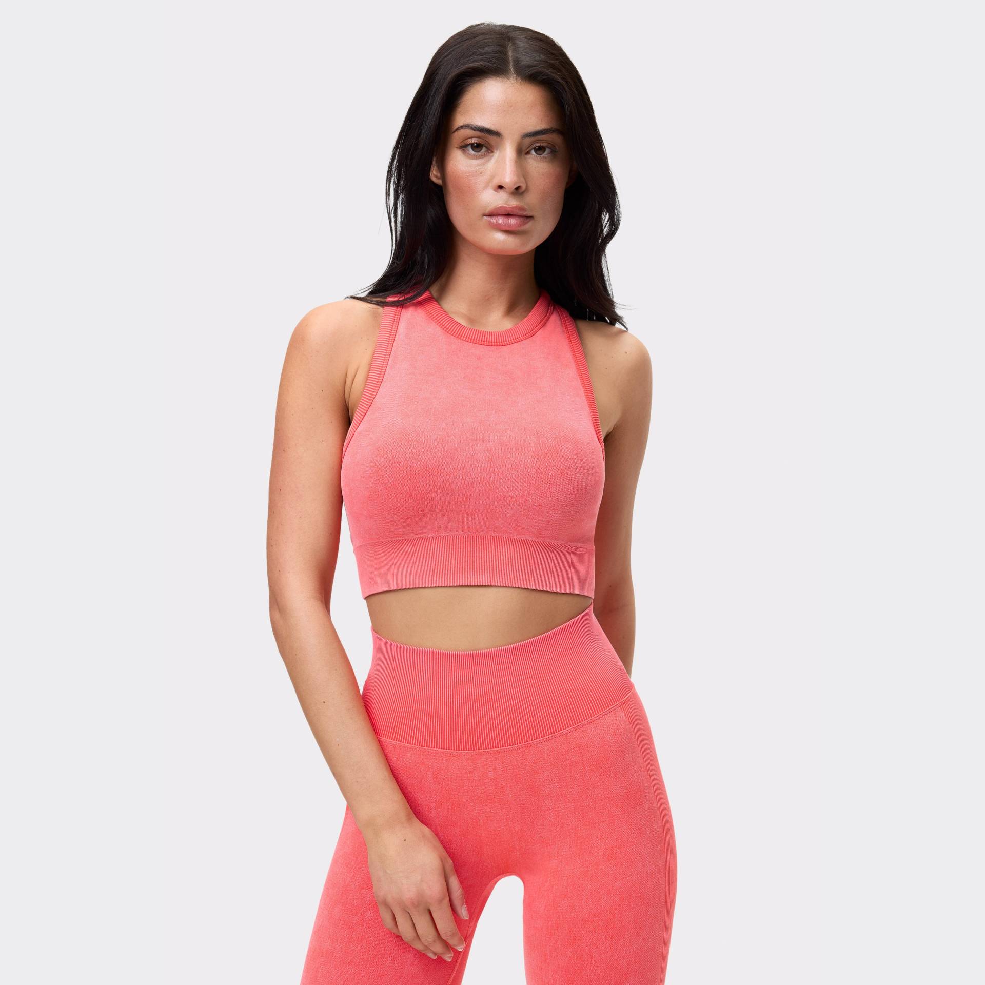 Washed Seamless High Neck BH von Stronger