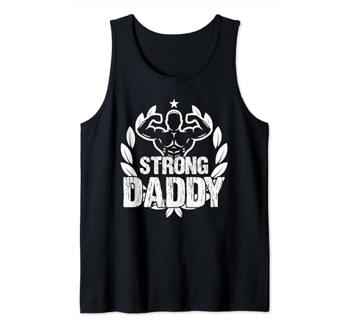 Strongman Trainingsgerät Strong Daddy Herren Bodybuilding Tank Top von Strongman workout equipment & mens bodybuilder tee