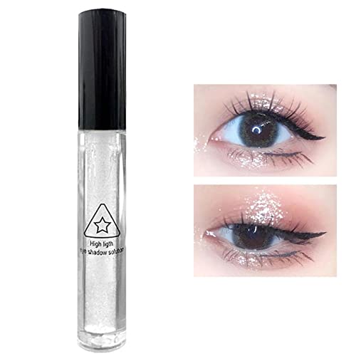 Flüssiger Lidschatten Glitzer Lidschatten Zum Aufhellen Der Augen Lidschatten Mit Funkeln Glitzer Schimmer Augen Make-up Langlebig Perlglanz Lidschatten Augen Make-up Für Frauen von Stronrive