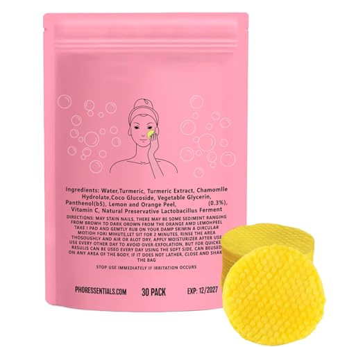 Gesicht Strahlende Pads - Gesicht Waschbaumwolle | Aufhellende Gesichtsreinigungspads für Reisen | Für Frauen Männer Jugendliche Familie von Stronrive