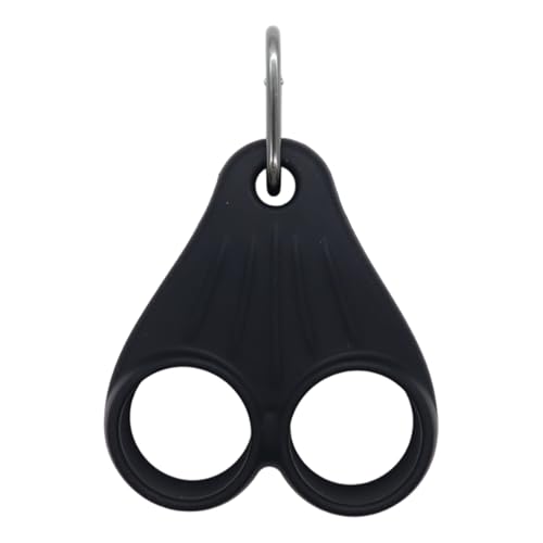 Golfball-Taillenhalter – Silikon-Golfball-Hülle mit Metallclip – Sportzubehör für Golfer Männer Frauen, einfache Befestigung an Tasche oder Wagen, Schwarz , Refer to description, Uni von Stronrive