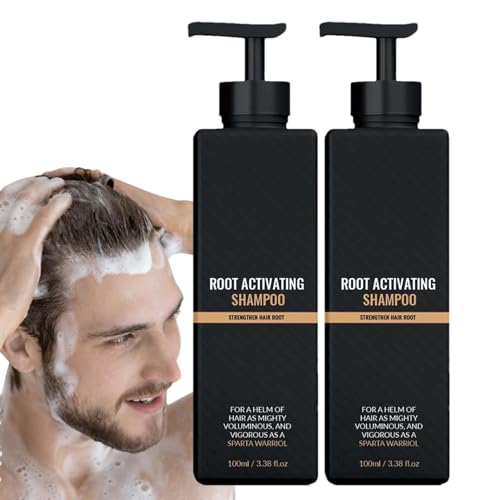 Haarverdichtendes Shampoo | Verdickungsshampoo mit voller Dichte,100 ml täglich feuchtigkeitsspendendes, natürliches Haarshampoo für alle dünner werdenden Haartypen, Männer und Frauen Stronrive von Stronrive