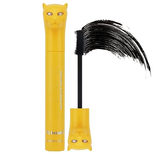 Wasserfeste Mascara Schwarz | Schweißfeste Mascara-Verlängerung, schwarzer Wimpernprimer,Lichtbeständiges, langlebiges, leichtes Mascara-Make-up für ein natürliches Aussehen, Wimpernkosmetik Stronrive von Stronrive